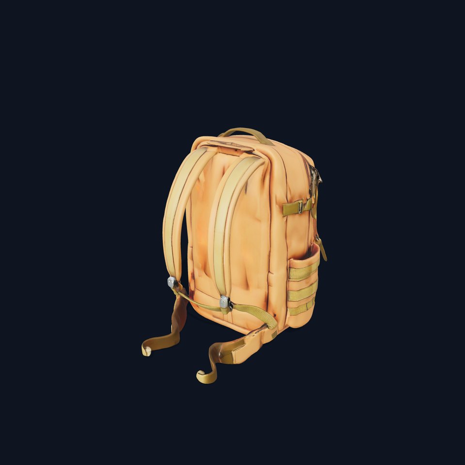 Desert Tactical Backpack model pack